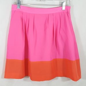 J. Crew Women's Pink and Orange Skirt